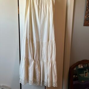 Recollections Cream A-Line Skirt